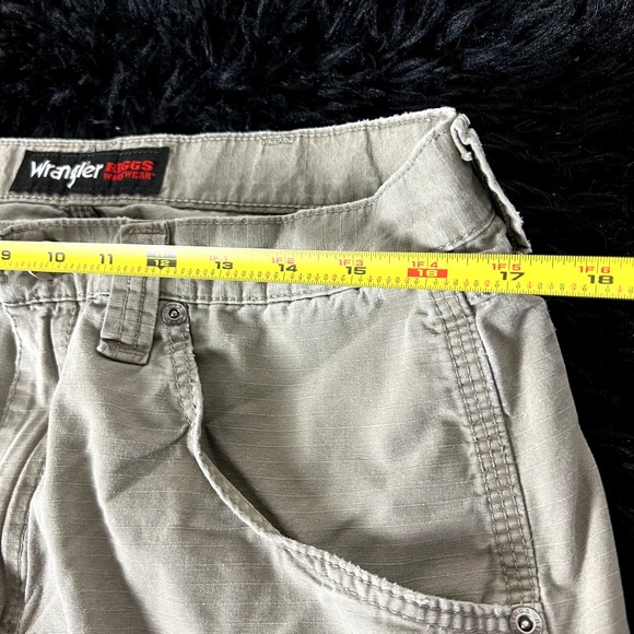wrangler riggs carpenter pants cream size 34x30 - Picture 4 of 5